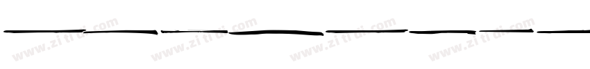 Wildwest Regular字体转换
